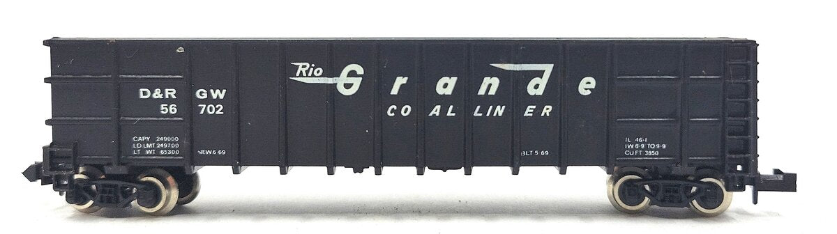 Roundhouse 8103 N Denver & Rio Grande Western Thrall Coal Gondola #56702 LN/Box