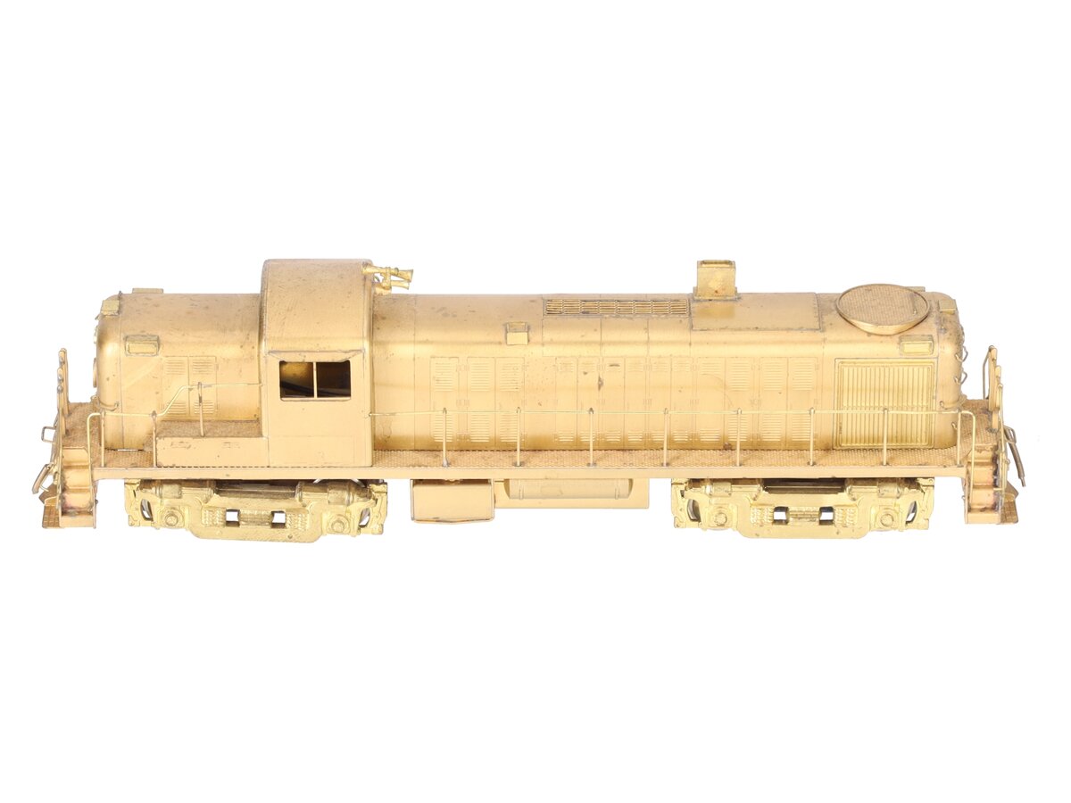 Alco Models D-123 HO BRASS RS-3 Diesel Locomotive - unpainted EX/Box