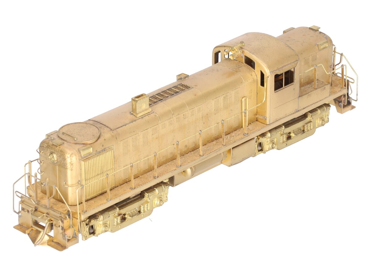 Alco Models D-123 HO BRASS RS-3 Diesel Locomotive - unpainted EX/Box