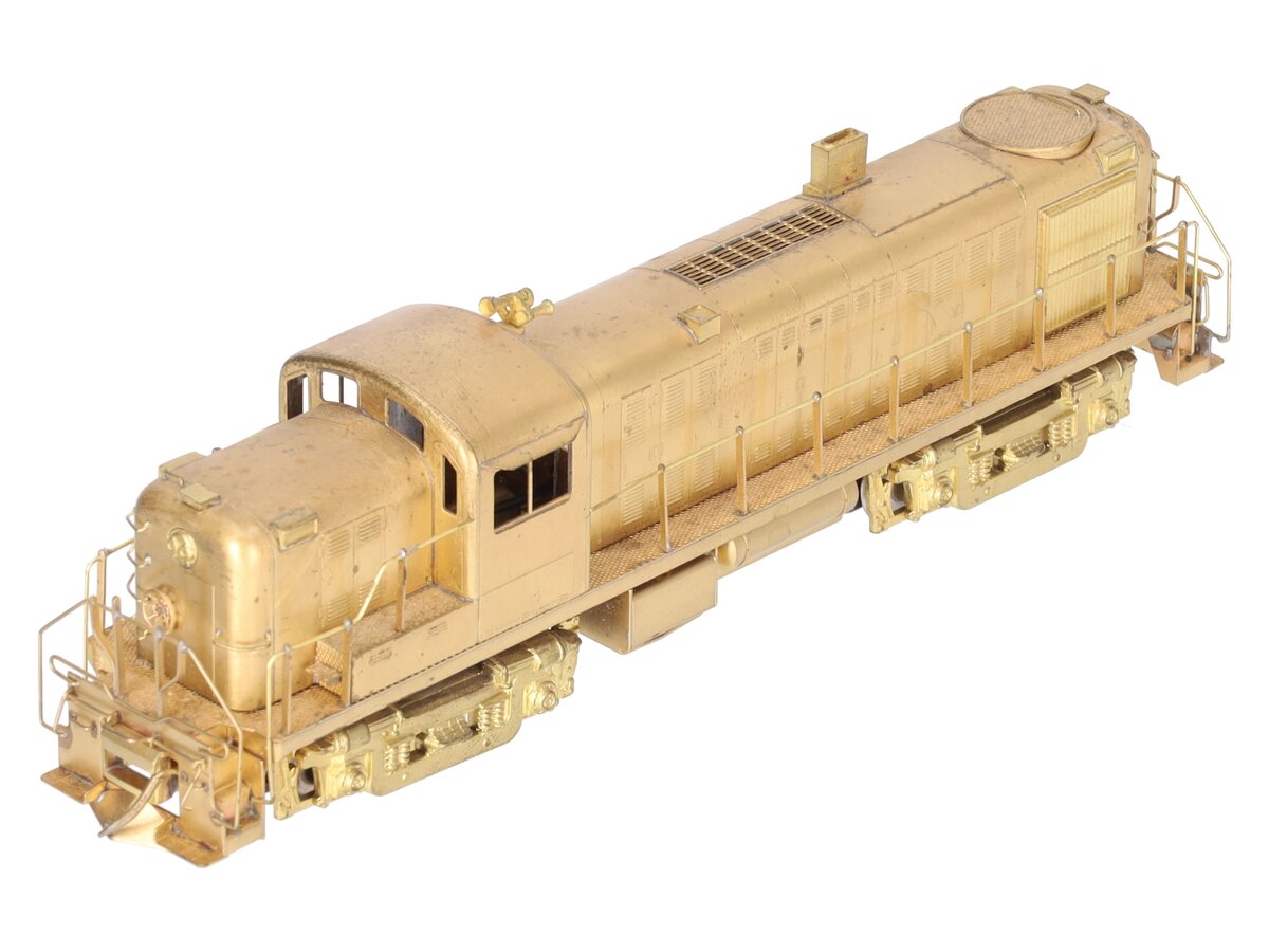 Alco Models D-123 HO BRASS RS-3 Diesel Locomotive - unpainted EX/Box