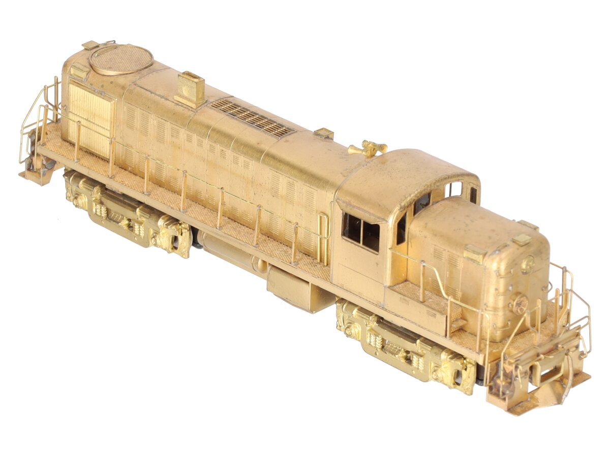 Alco Models D-123 HO BRASS RS-3 Diesel Locomotive - unpainted EX/Box