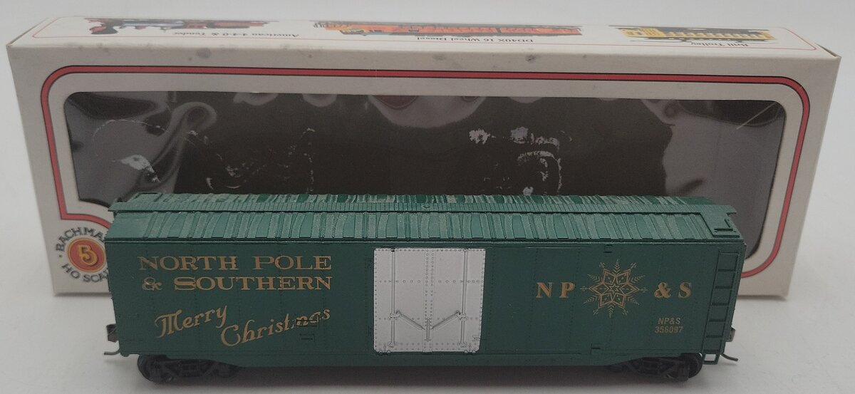 Bachmann HO Scale North Pole & Southern Boxcar #356097 EX/Box