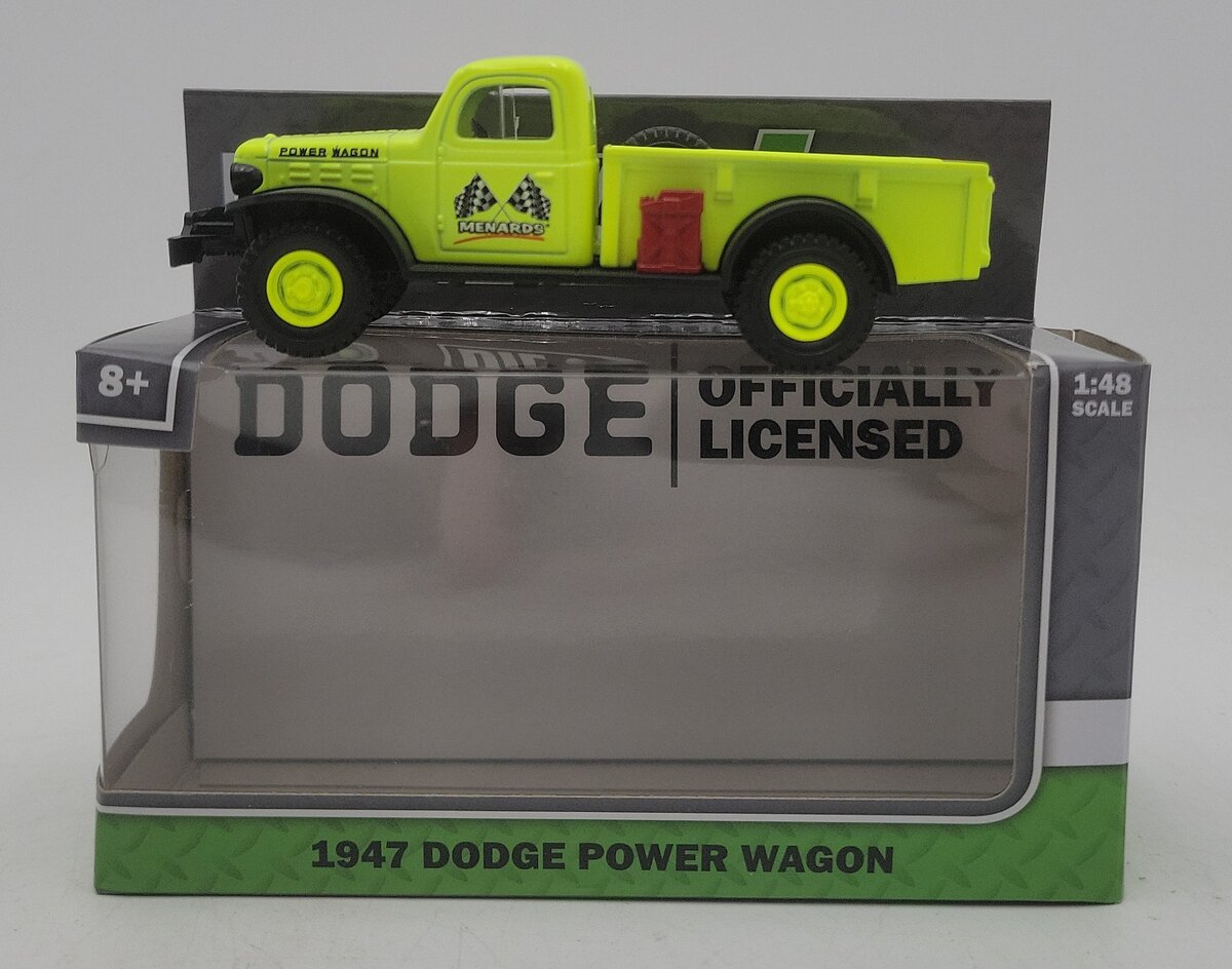 Menards 279-9398 1:48 Scale Denver Diecast 1947 Dodge Power Wagon EX/Box