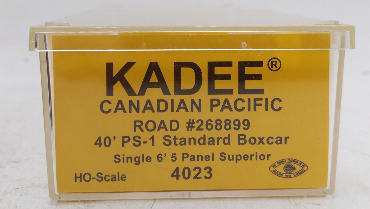 Kadee 4023 HO Canadian Pacific 40' PS-1 Standard Boxcar #268899 EX/Box