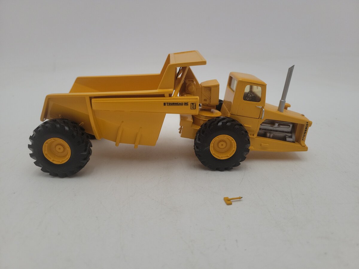 ATM N19 1:50 Scale Yellow Tractor & Turnarocker Trailer 1952 Diecast Model EX/Box
