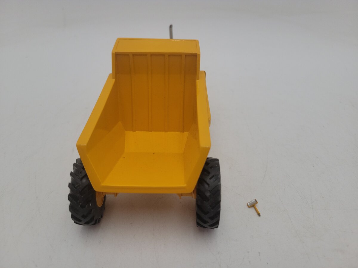 ATM N19 1:50 Scale Yellow Tractor & Turnarocker Trailer 1952 Diecast Model EX/Box