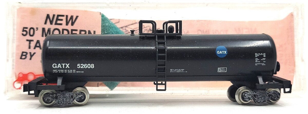 Roundhouse 8441 N Scale GATX 50' Modern Tank Car #52608 EX/Box