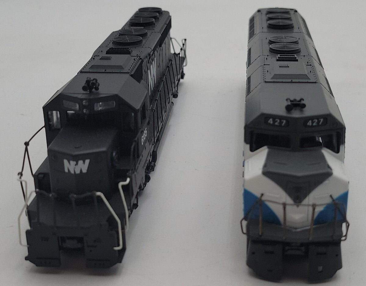 Assorted HO ML&S and NW Diesel Locomotives #427,6185 [2] EX