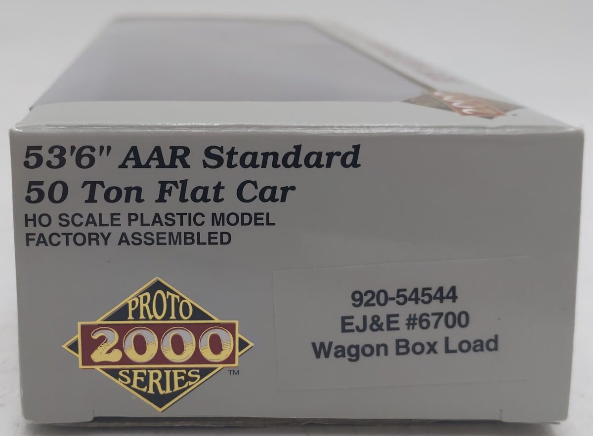 Proto 2000 920-54544 HO Scale EJ & ER Flatcar #6700 W/ Load EX/Box