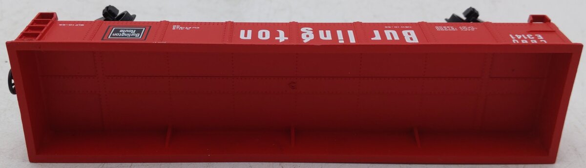 Bachmann 0941 HO Scale Train Red Burlington 42' Gondola Car Road # E3141 EX/Box