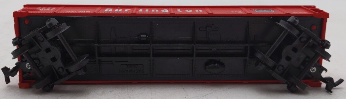 Bachmann 0941 HO Scale Train Red Burlington 42' Gondola Car Road # E3141 EX/Box