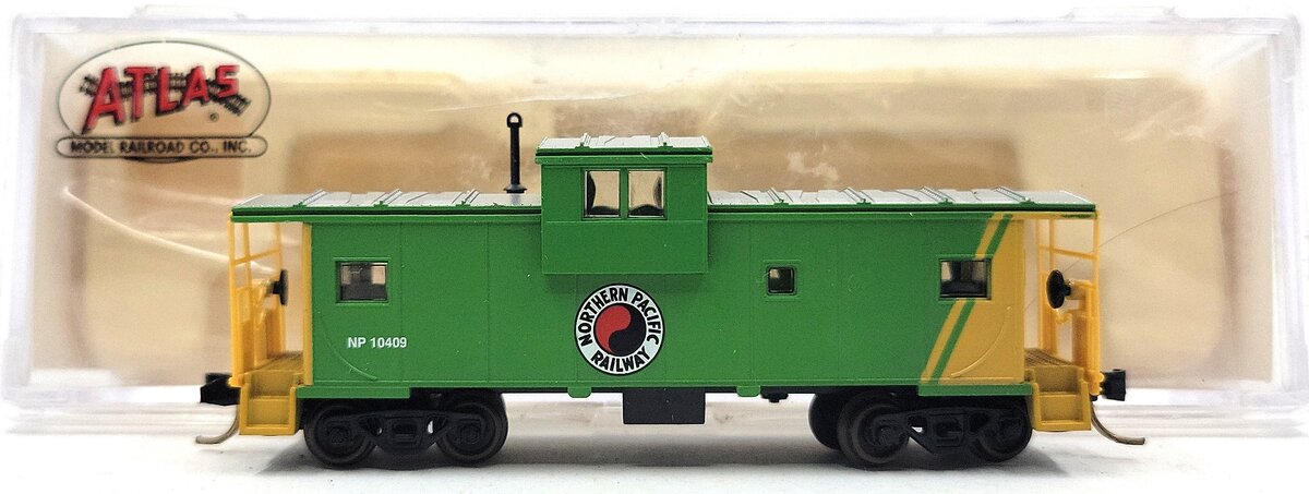 Atlas 30299 N Scale Northern Pacific Extended Vision Caboose #10409 LN/Box