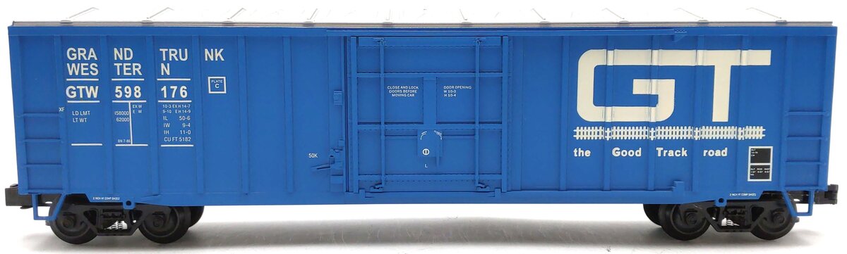Weaver U14013LD Grand Trunk Western 50' Plug Door Boxcar # 598176 LN