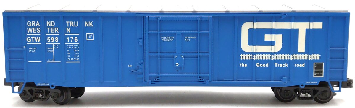 Weaver U14013LD Grand Trunk Western 50' Plug Door Boxcar # 598176 LN