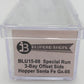 Bluford Shops BLU15-08 N Scale Santa Fe 3-Bay Offset Side Hopper Car #183150 LN/Box