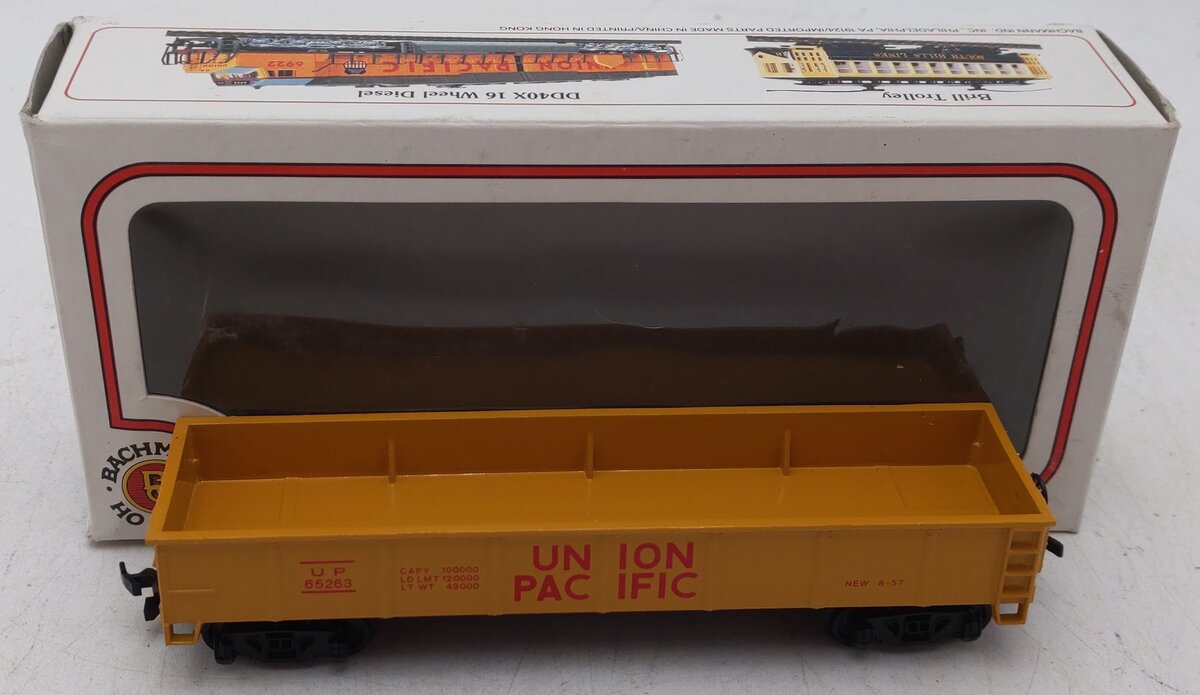 Bachmann 70200 HO Scale Union Pacific 42' Steel Gondola #65263 EX/Box