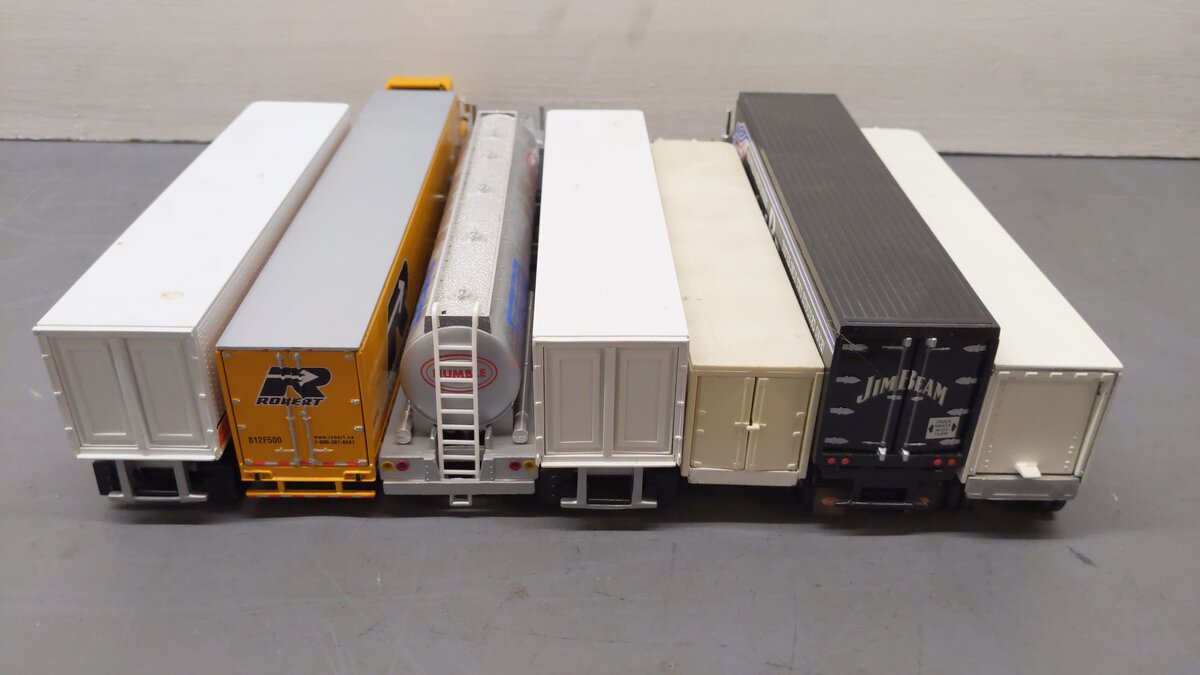 Matchbox, ERTL, Lionel & Other Assorted Trucks w/ Trailers [7] VG