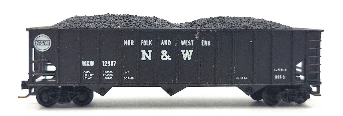 Atlas 3264 N Scale Norfolk & Western 90-Ton Hopper #12987 EX