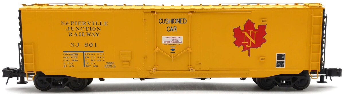 Atlas 8863 O Gauge Napierville Junction 50’ PS-1 Plug Door Boxcar #801 (3-Rail) LN
