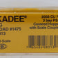 Kadee 8313 HO Scale Central of Georgia PS-2 Covered Hopper #1475 EX/Box