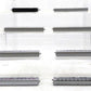 Trix & Other N Assorted Amtrack Diesel Ph. III Superliner Passenger Set [8] VG