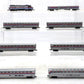 Trix & Other N Assorted Amtrack Diesel Ph. III Superliner Passenger Set [8] VG