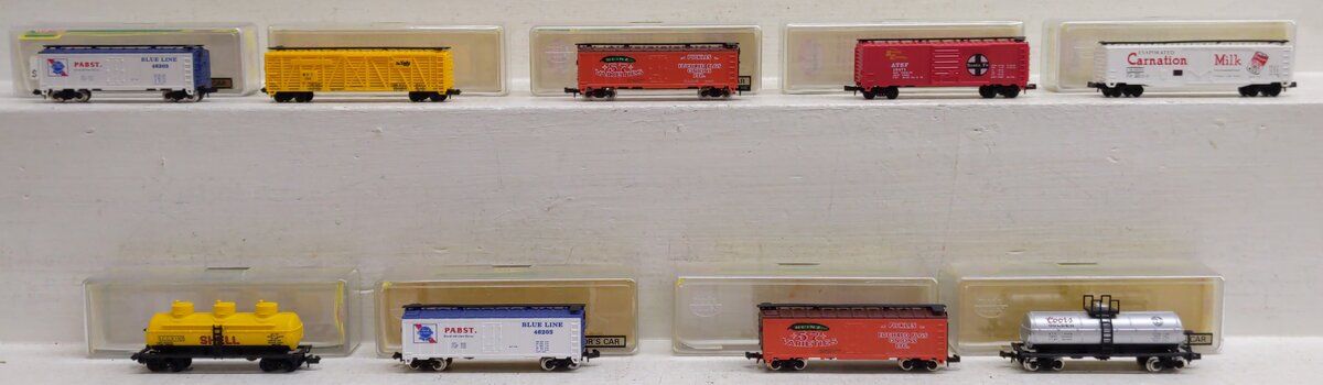 Model Power N Scale Assorted Freight Cars [9] LN/Box