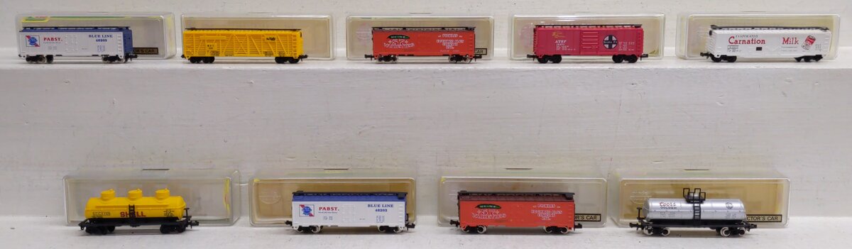 Model Power N Scale Assorted Freight Cars [9] LN/Box