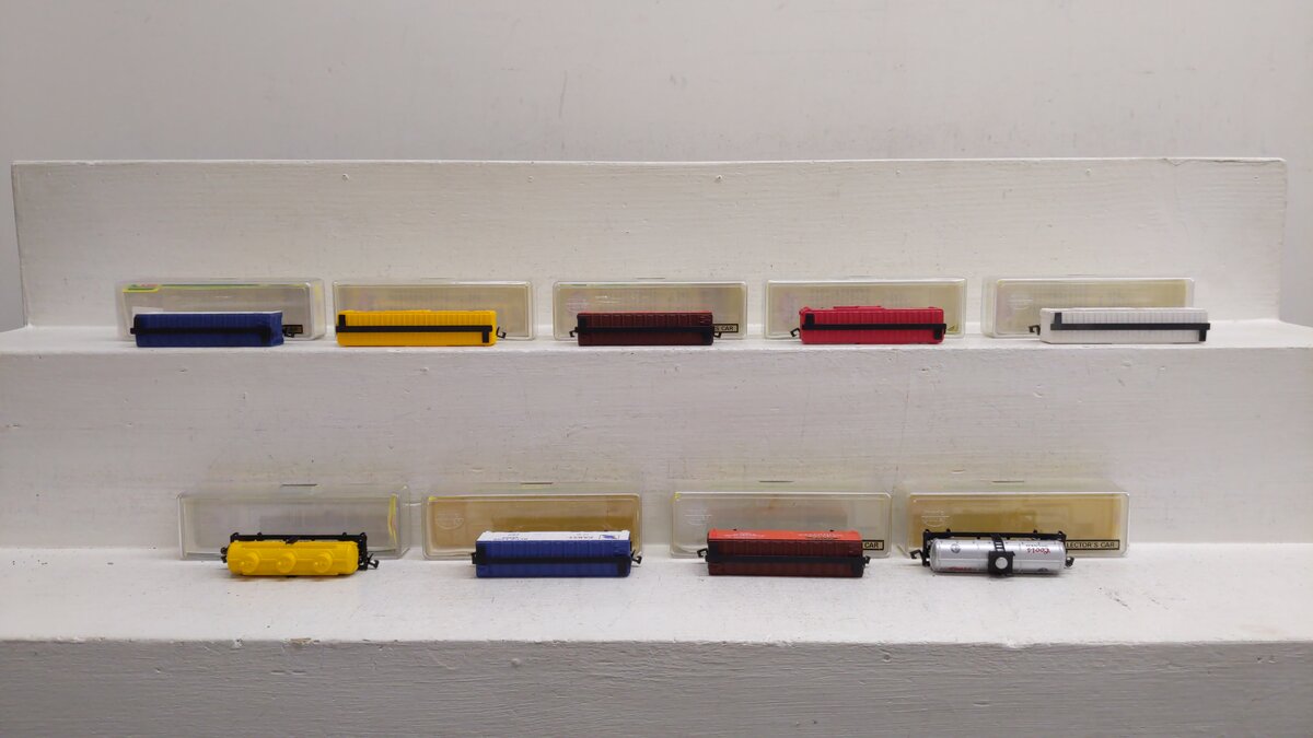 Model Power N Scale Assorted Freight Cars [9] LN/Box