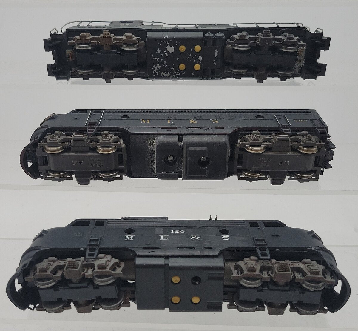 Atlas & Other HO Assorted ML&S Diesel & Electric Locomotives #90,120,907 [3] EX