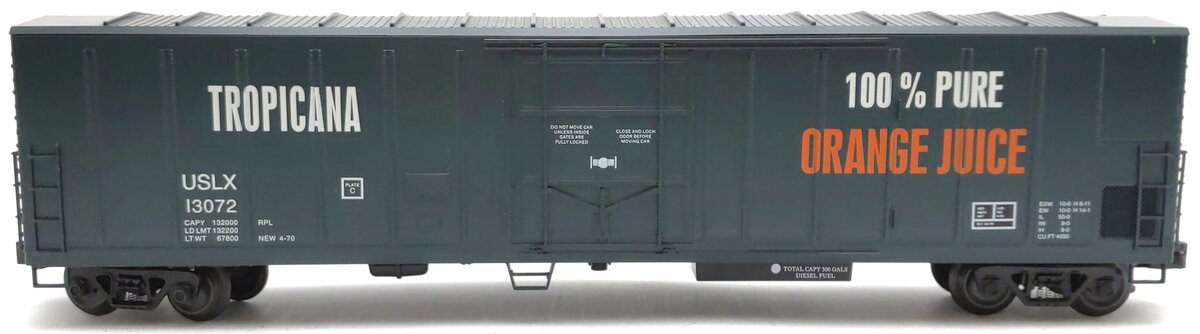 Weaver U12022LD O Gauge Tropicana 57' Mechanical Reefer Car #13072 EX