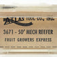Atlas 3671 N Scale Fruit Growers Express 50' Mechanical Reefer #10000 LN/Box