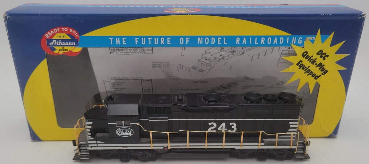 Athearn 91751 HO Chicago & Eastern Illinois GP35 Diesel Locomotive #243 EX/Box
