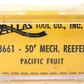 Atlas 3661 N Scale 50' Pacific Fruit Express Mechanical Reefer #300171 LN/Box