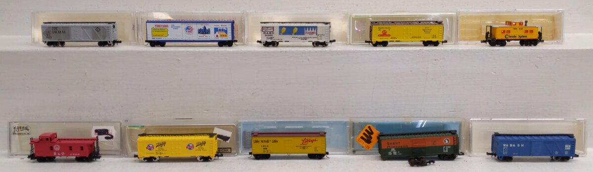 Model Power & Other N Scale Assorted Freight Cars [10] EX/Box