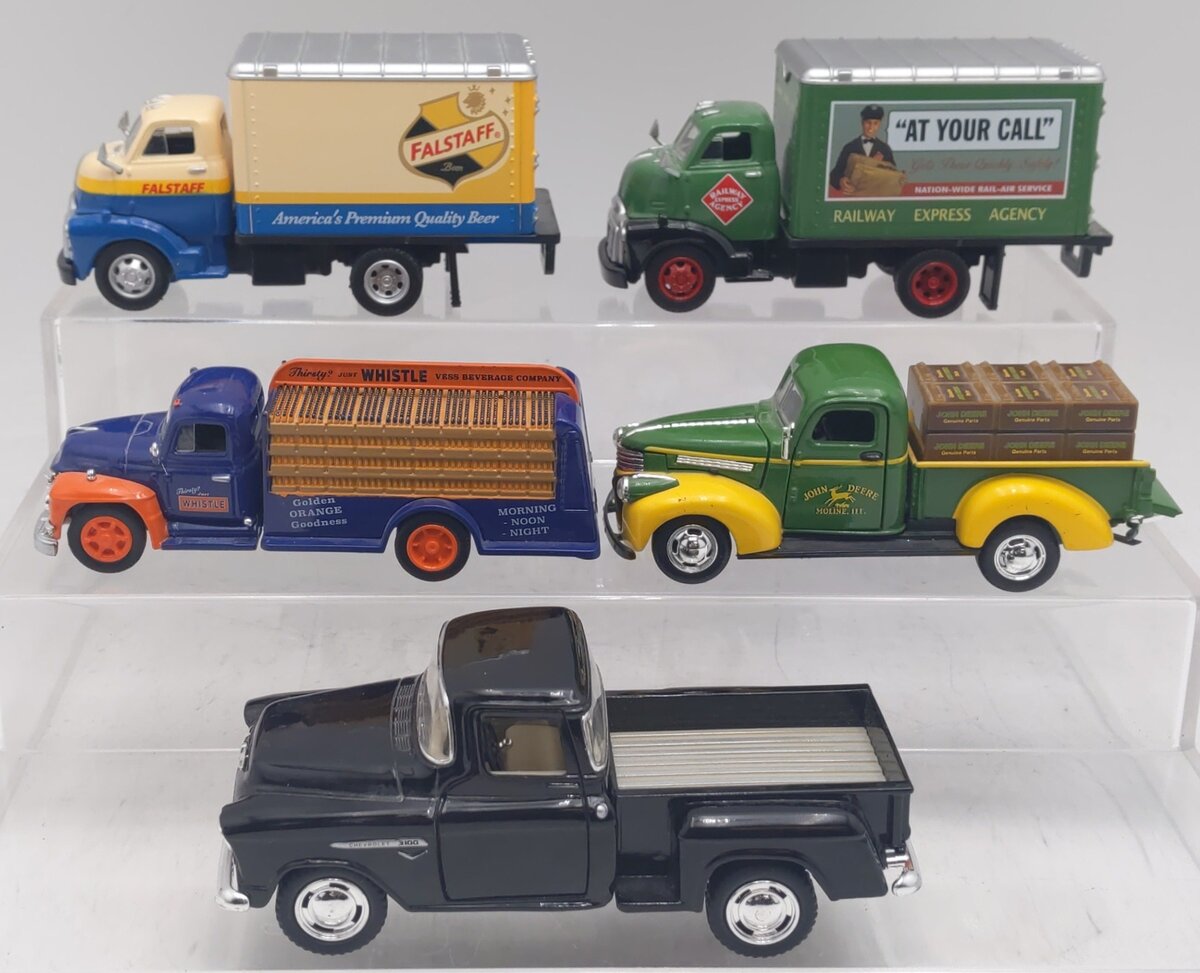 Gearbox, GMC, Kinsmart, and Other Assorted Diecast Vehicles [5] EX