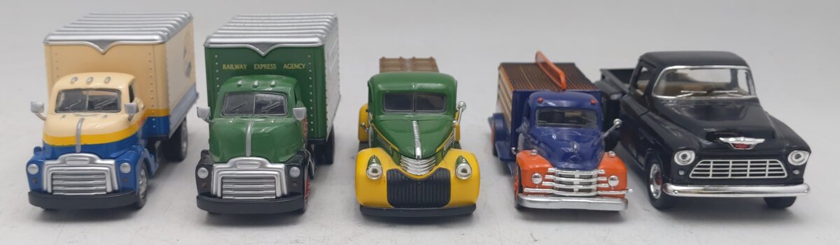 Gearbox, GMC, Kinsmart, and Other Assorted Diecast Vehicles [5] EX