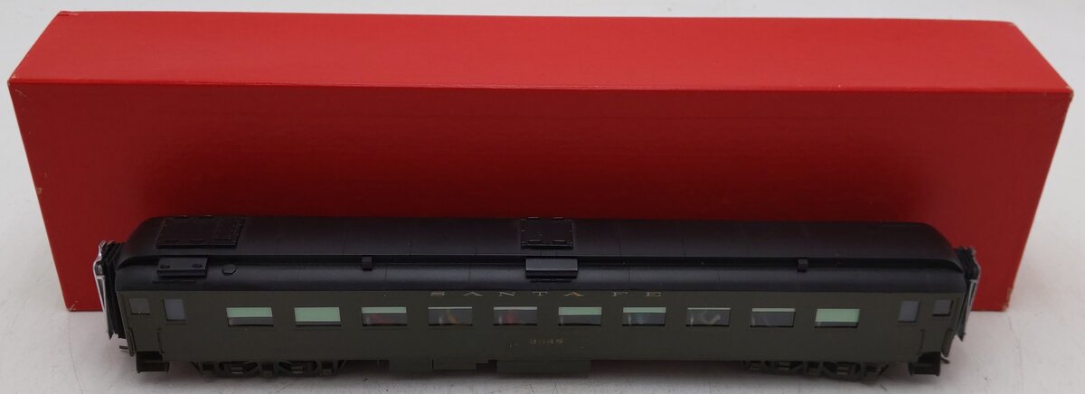 HI Country 3000 Brass HO Scale Custom Painted Santa Fe Coach #3348/Box