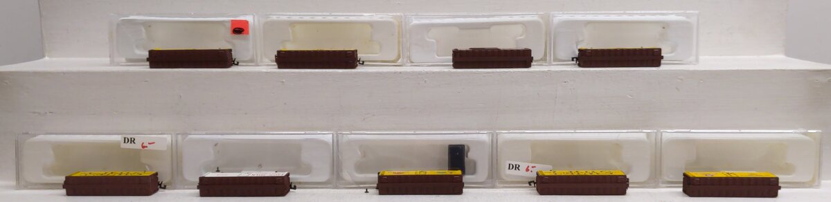 Con-Cor N Scale Assorted Freight Cars [9] EX