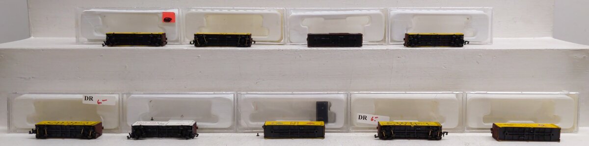 Con-Cor N Scale Assorted Freight Cars [9] EX