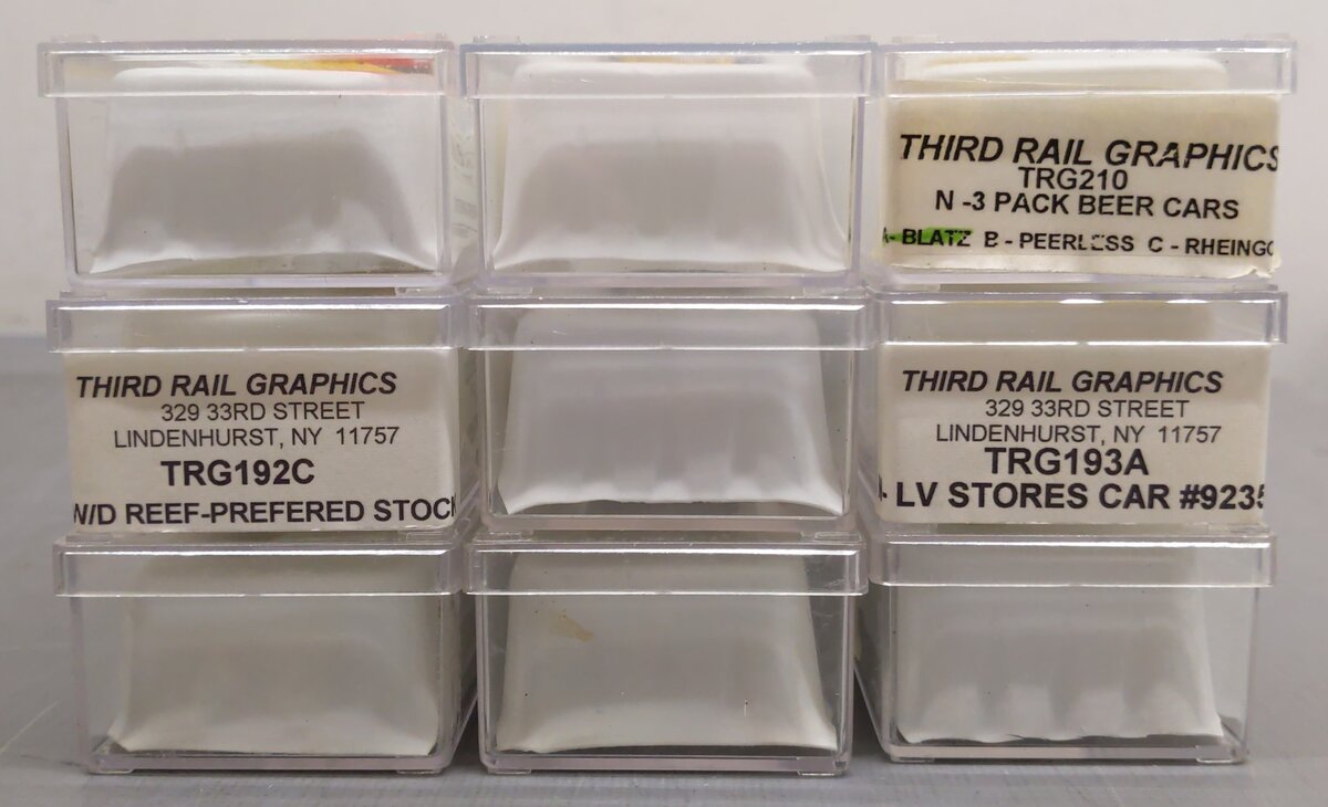 Con-Cor N Scale Assorted Freight Cars [9] EX