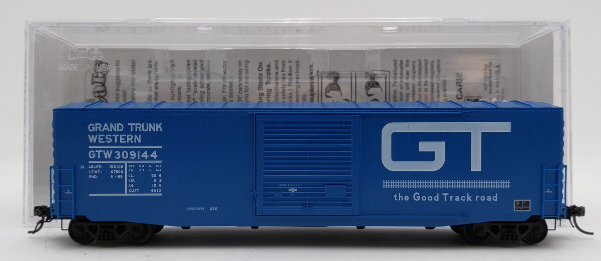 Kadee 6405 HO Scale Grand Trunk Western 50' PS-1 Boxcar #309144 EX/Box