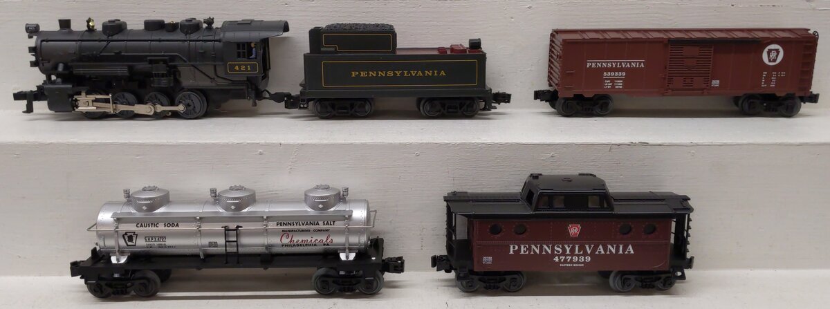 Lionel 6-30233 O Gauge Pennsylvania Flyer LionChief Steam Freight Train Set