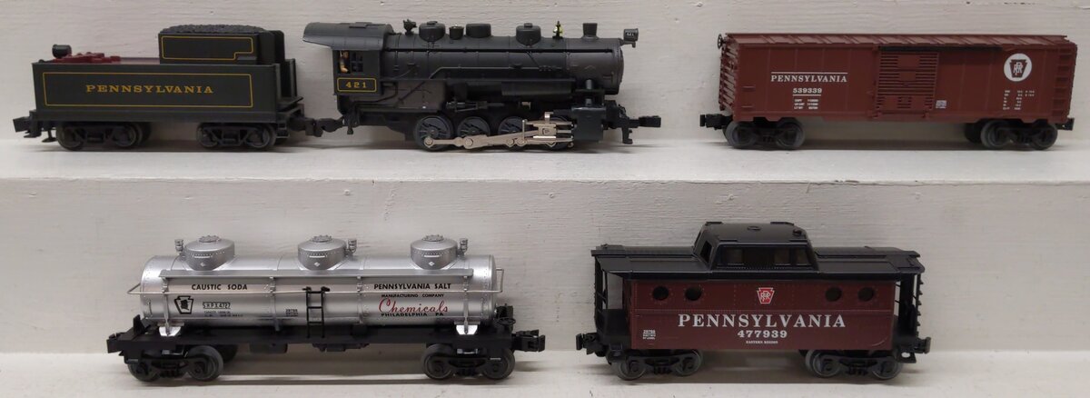 Lionel 6-30233 O Gauge Pennsylvania Flyer LionChief Steam Freight Train Set