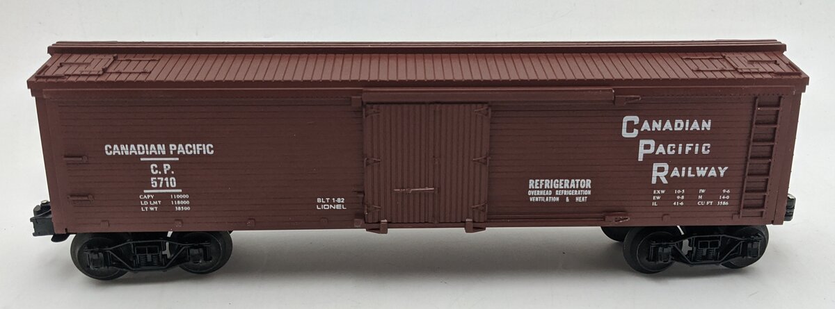 Lionel 6-5710 O Gauge Canadian Pacific Reefer #5710 VG/Box