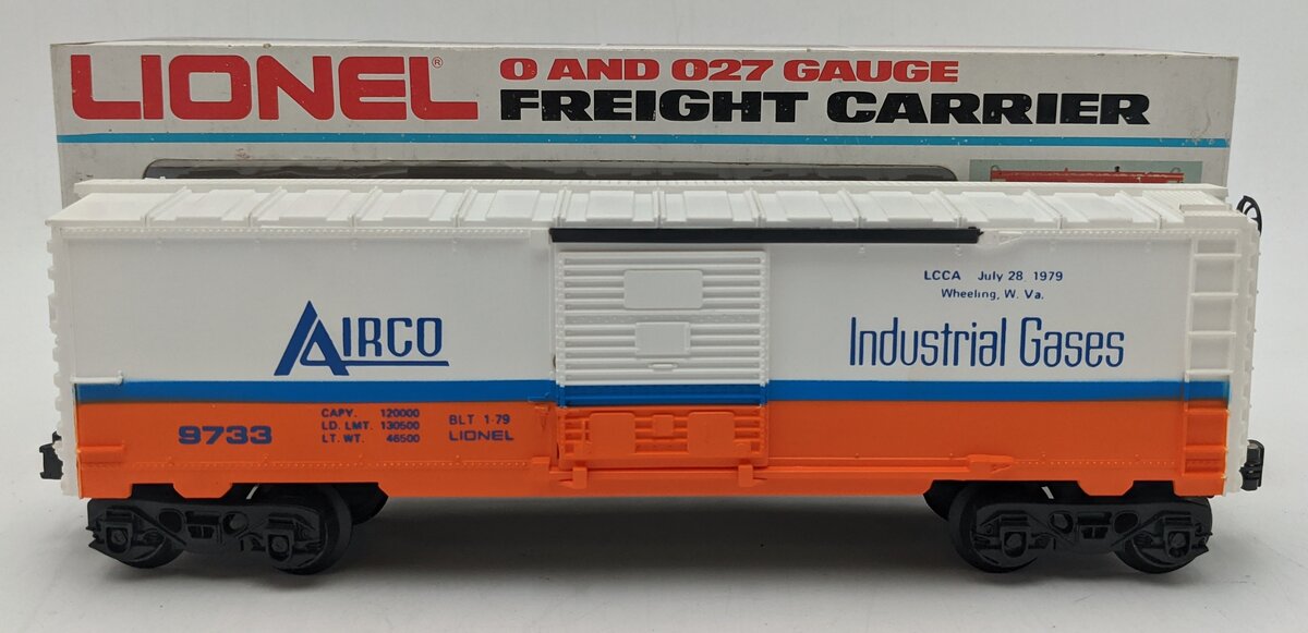 Lionel 6-9733 O Gauge Airco LCCA Boxcar without Tank LN/Box