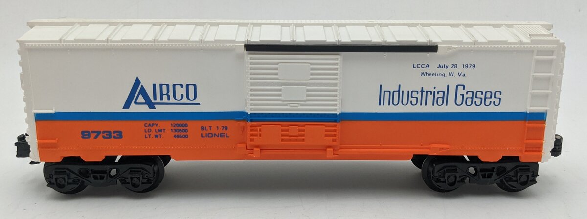 Lionel 6-9733 O Gauge Airco LCCA Boxcar without Tank LN/Box