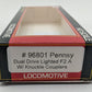 Model Power 96801 HO Pennsylvania F2 Dual-Drive Lighted Diesel Locomotive LN/Box