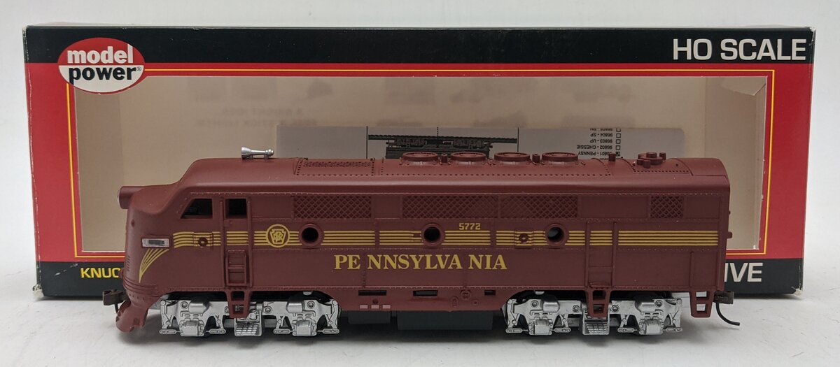 Model Power 96801 HO Pennsylvania F2 Dual-Drive Lighted Diesel Locomotive LN/Box