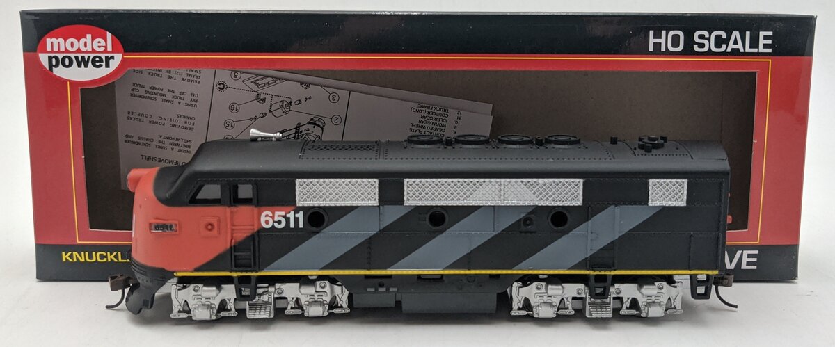 Model Power 96809 HO Scale Canadian National F2A Diesel Locomotive #6511 LN/Box